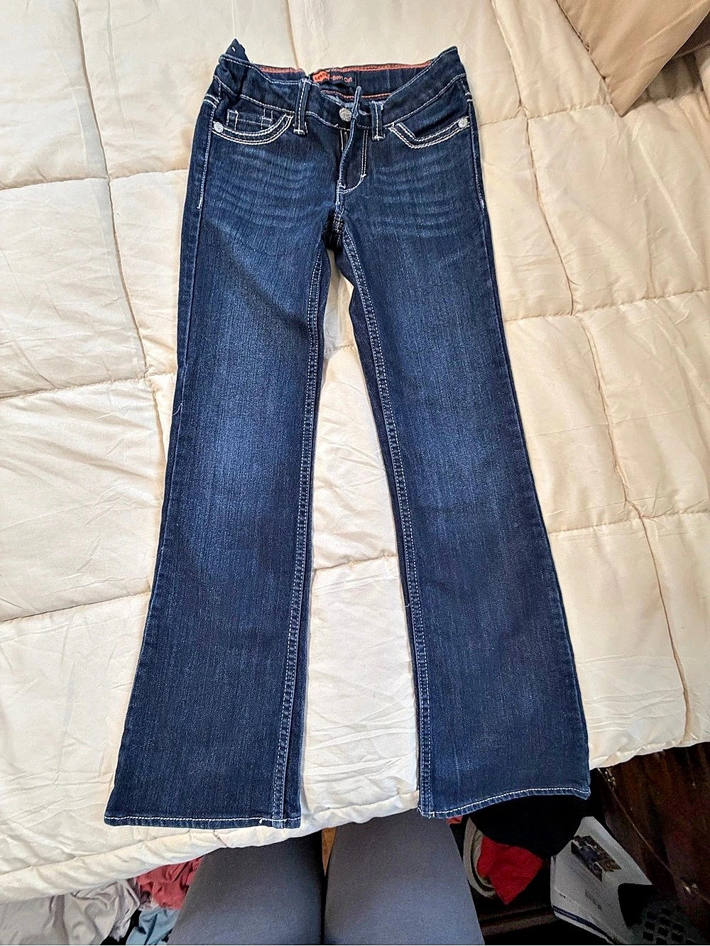 Levi's Girls Boot Cut Jeans Girls Size 10 Slim Blue